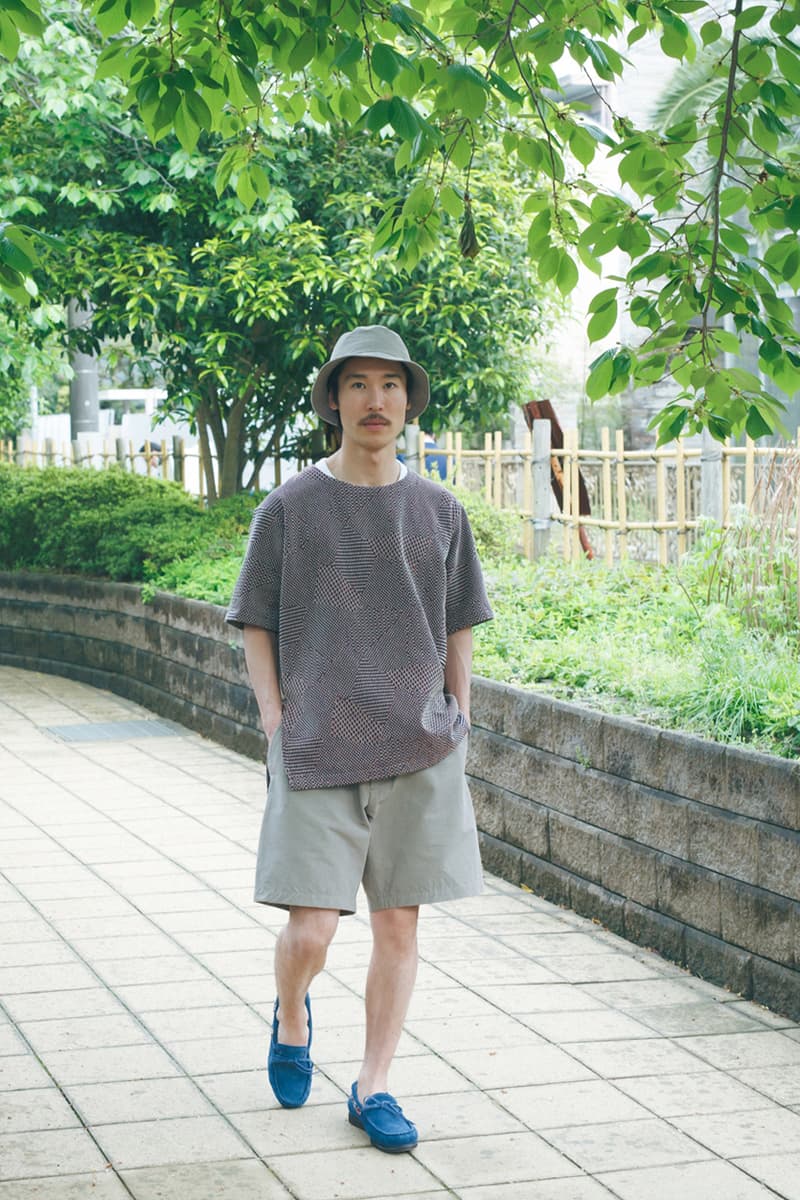 Kuon Early Summer 2020 Lookbook upcycled collection lookbook images sustainable sashiko patterns japanese prints