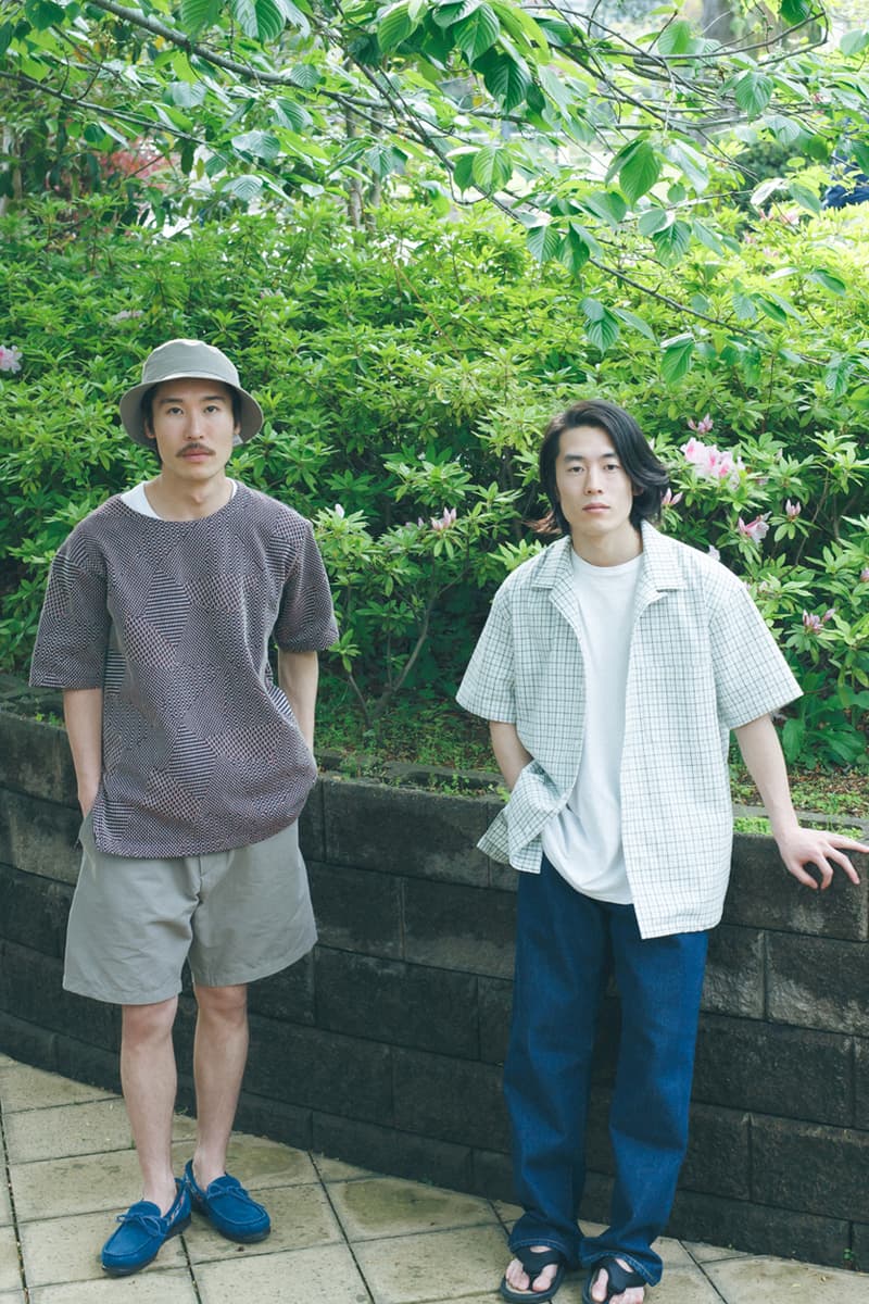 Kuon Early Summer 2020 Lookbook upcycled collection lookbook images sustainable sashiko patterns japanese prints