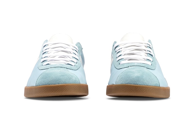 Lanvin JL Low Top Sneaker "Light Blue/White" "Ecru/Green" Camel Rubber Sole Unit Shoes Footwear Release Information Drop Date Bruno Sialelli Retro Design HBX