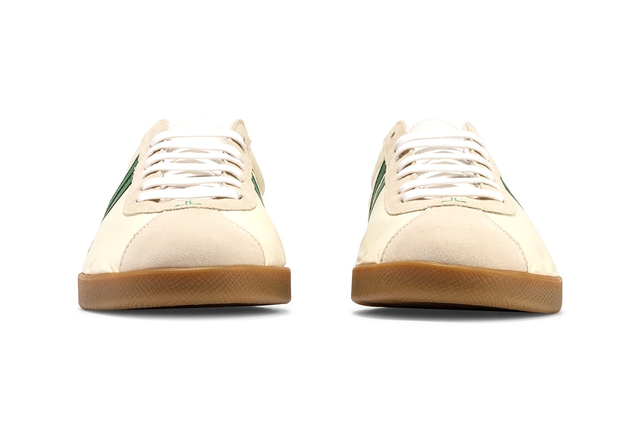 Lanvin JL Low Top Sneaker "Light Blue/White" "Ecru/Green" Camel Rubber Sole Unit Shoes Footwear Release Information Drop Date Bruno Sialelli Retro Design HBX