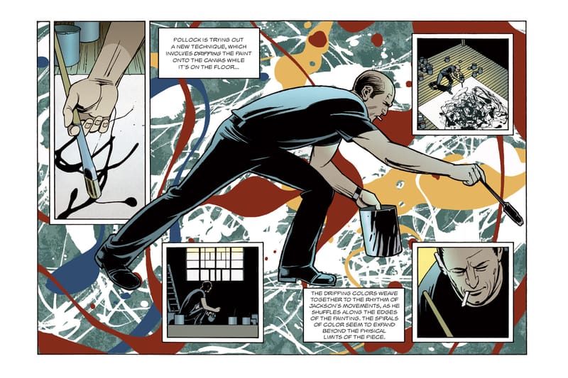 Jackson Pollock's Turbulent Life Illustrated in New Graphic Novel