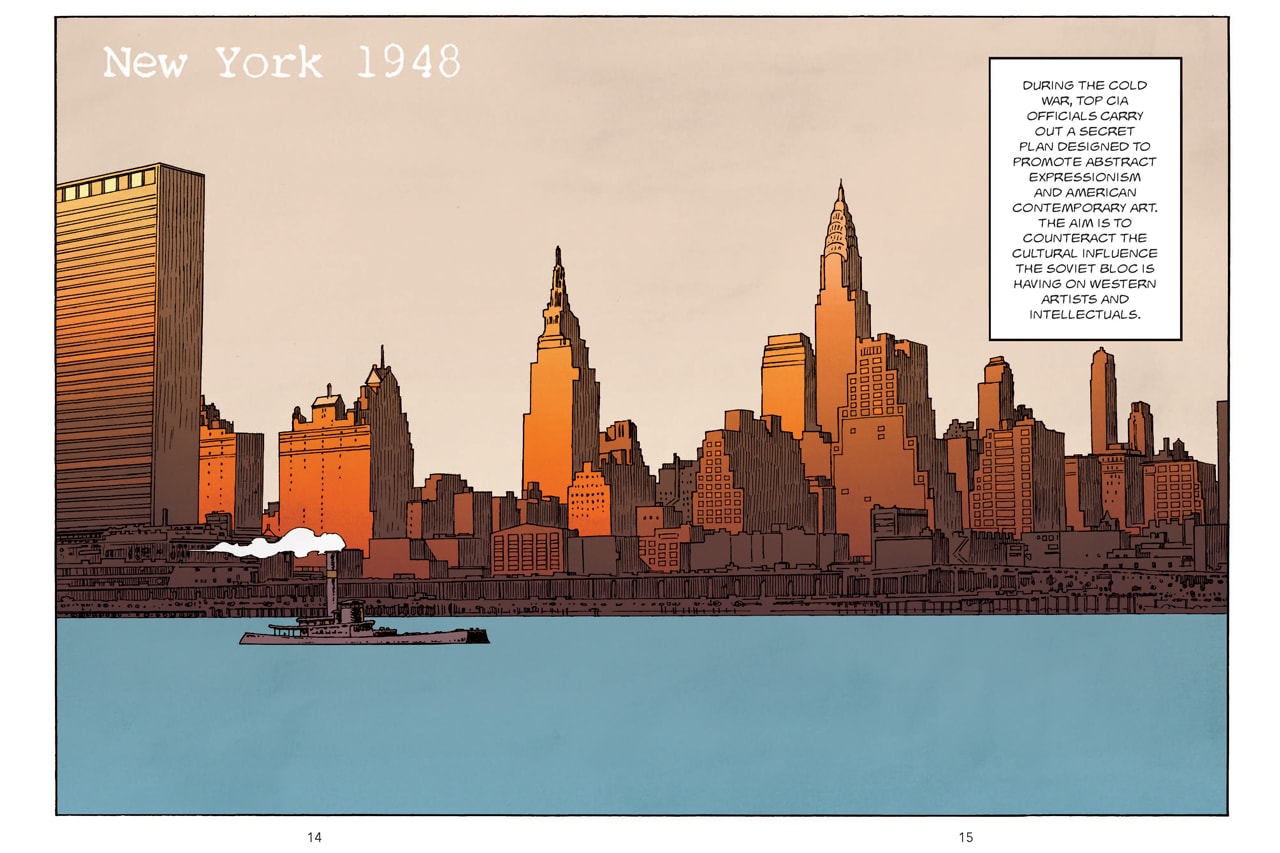 Laurence King Jackson Pollock Graphic Novel 'Pollock Confidential: A Graphic Novel' Comic Strip Book Painting Canvas Dripping