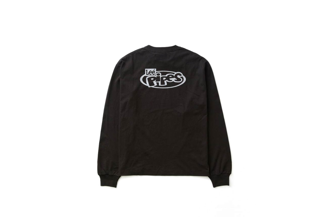 Lee Pipes Spring Summer 2020 Capsule menswear streetwear denim jeans skateboarding skateboard skate wear 90s 1990s collection collaboration t shirt jackeet sweater hoodie overalls sweater long sleeve graphics logos 