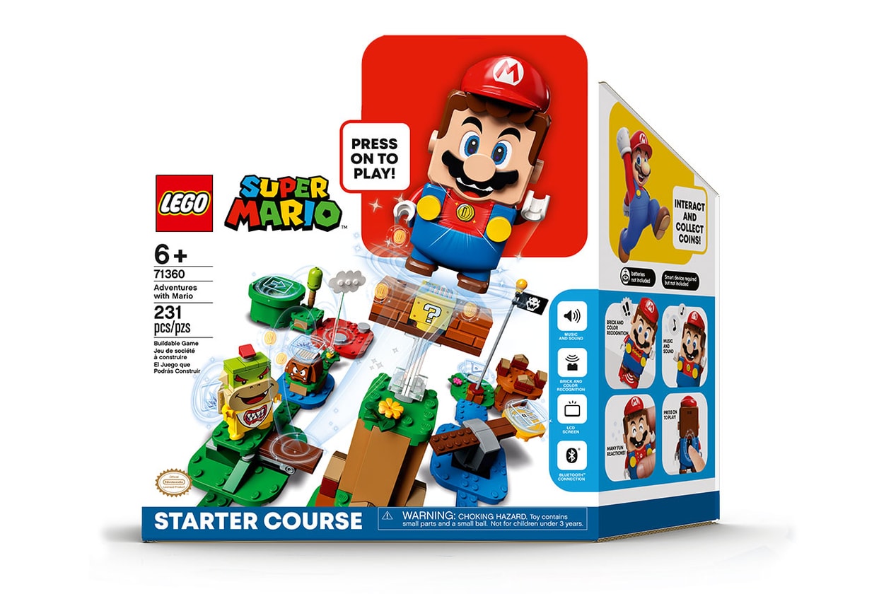 LEGO Super Mario Adventures Kits Closer Look reveal piranha plant bowser video electronic expansion august 1 2020 release date buy pre order dry bones goomba cloud pipe baby koopa figure