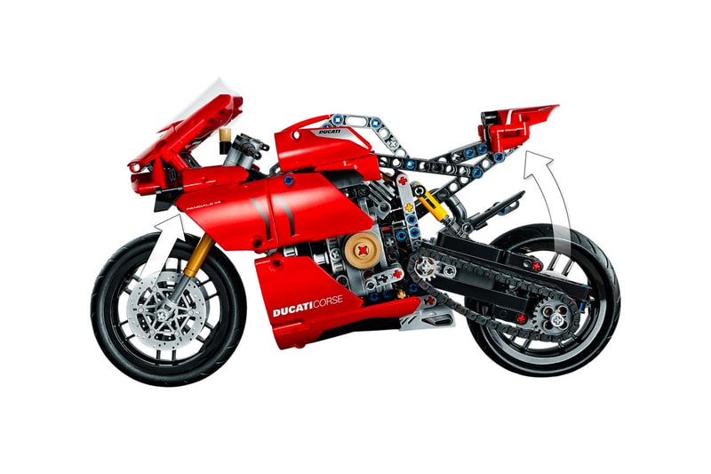 Lego Technic Ducati Panigale V4 R Release figures Bikes Motorcycles Italian Racing Red Blocks Toys Design Ducati Design Center