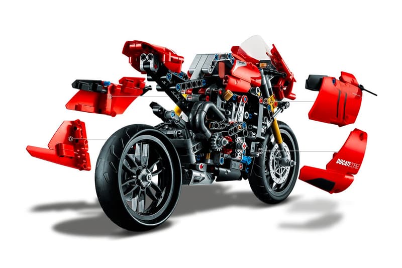 Lego Technic Ducati Panigale V4 R Release figures Bikes Motorcycles Italian Racing Red Blocks Toys Design Ducati Design Center