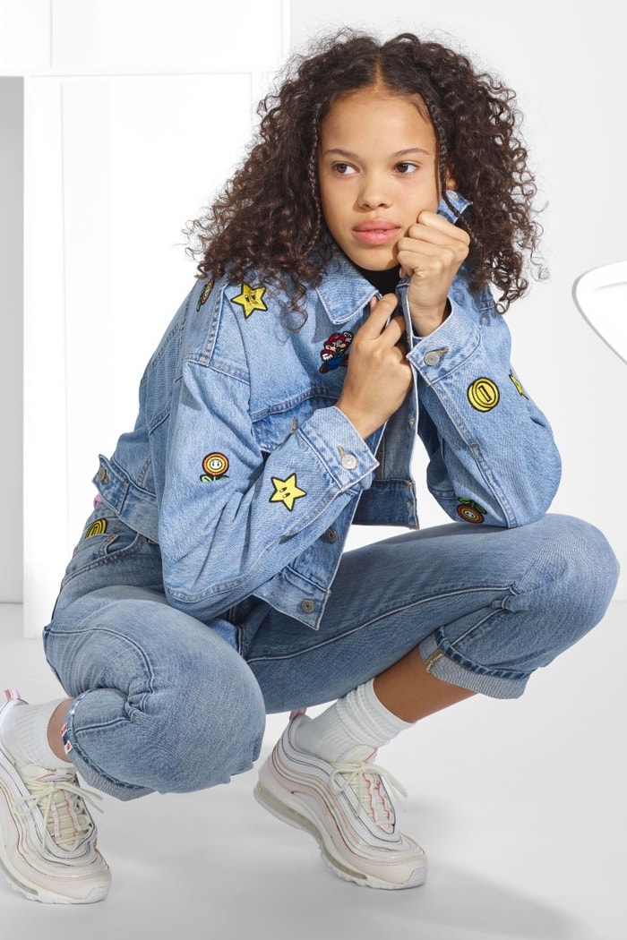 levis super mario nintendo collaboration capsule release info denim overalls faded jacket pants mens women