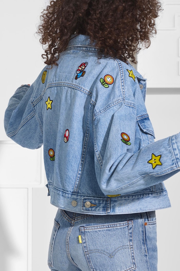 levis super mario nintendo collaboration capsule release info denim overalls faded jacket pants mens women