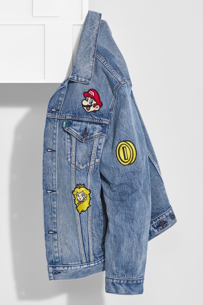 levis super mario nintendo collaboration capsule release info denim overalls faded jacket pants mens women