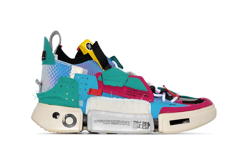 LI-NING Red & Blue Essence 2 High Top Sneakers Release Info drop details price affiliate deconstructed designer china shoe browns where to buy w2c 