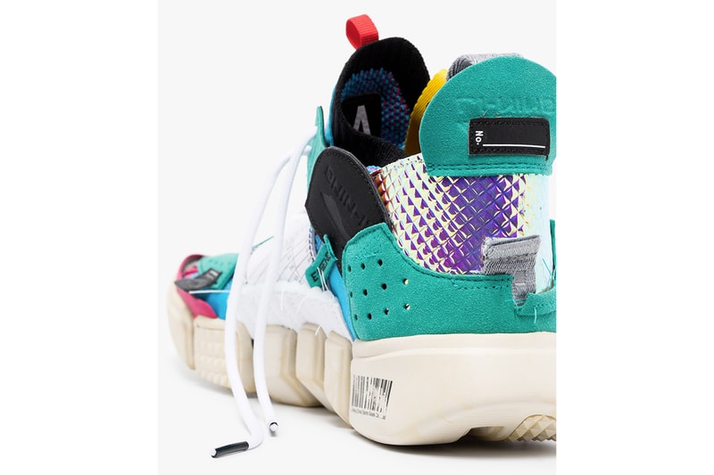 LI-NING Red & Blue Essence 2 High Top Sneakers Release Info drop details price affiliate deconstructed designer china shoe browns where to buy w2c 