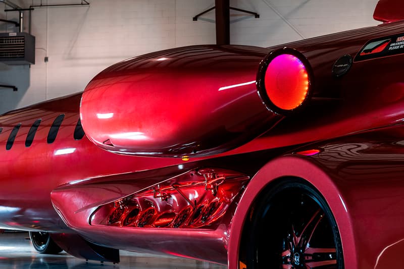 Limo-Jet 42' Lear Jet Learmousine Concept Mecum Auctions 8.1-liter Chevrolet Vortec V8 truck engine custom build Dan Harris custom built party bus
