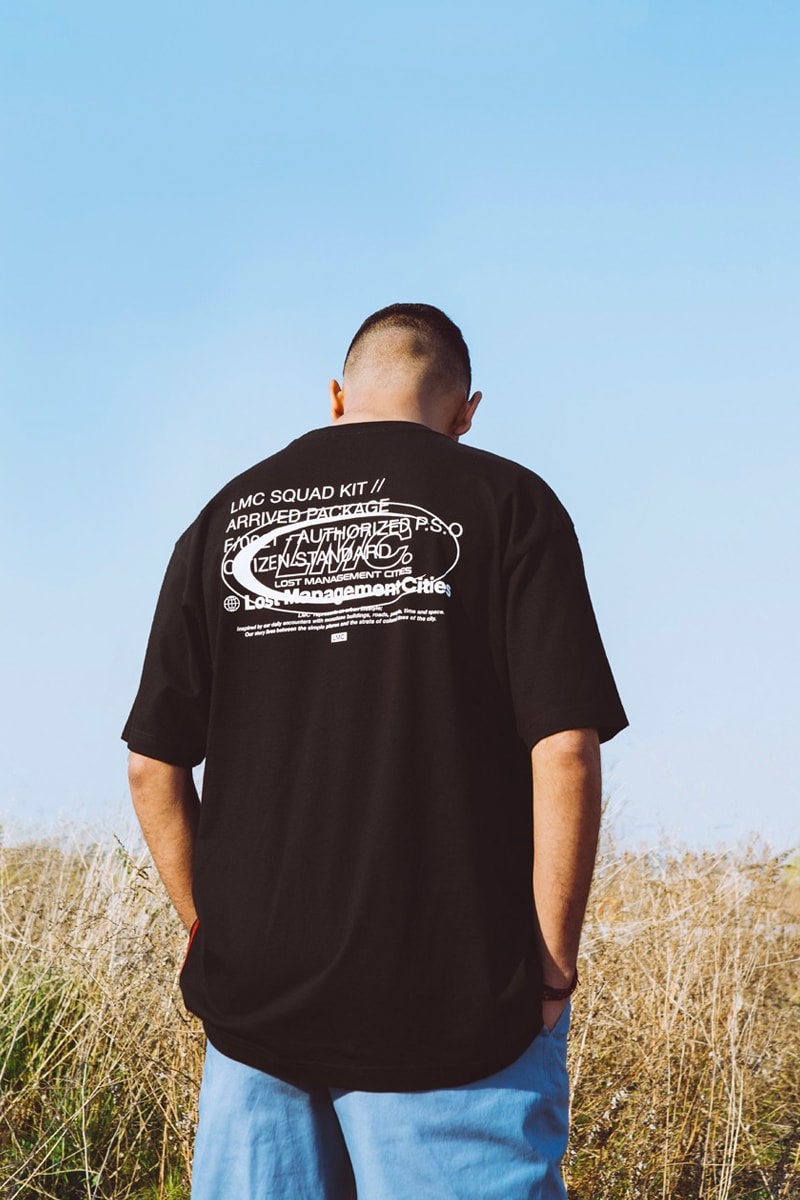 LMC 5th Anniversary Red Label Lookbook five graphics menswear streetwear spring summer 2020 collection seoul korean brand globe prints