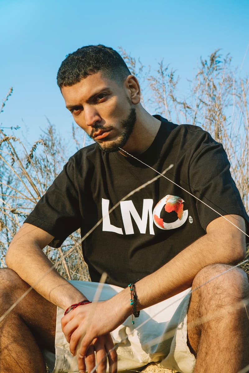 LMC 5th Anniversary Red Label Lookbook five graphics menswear streetwear spring summer 2020 collection seoul korean brand globe prints