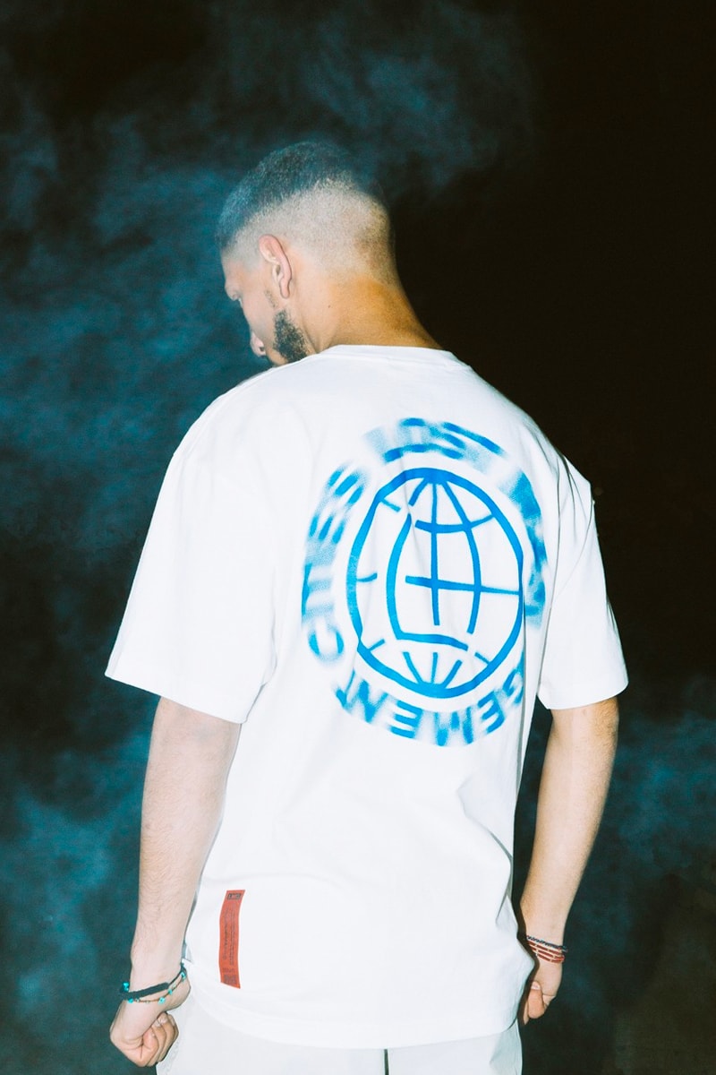 LMC 5th Anniversary Red Label Lookbook five graphics menswear streetwear spring summer 2020 collection seoul korean brand globe prints