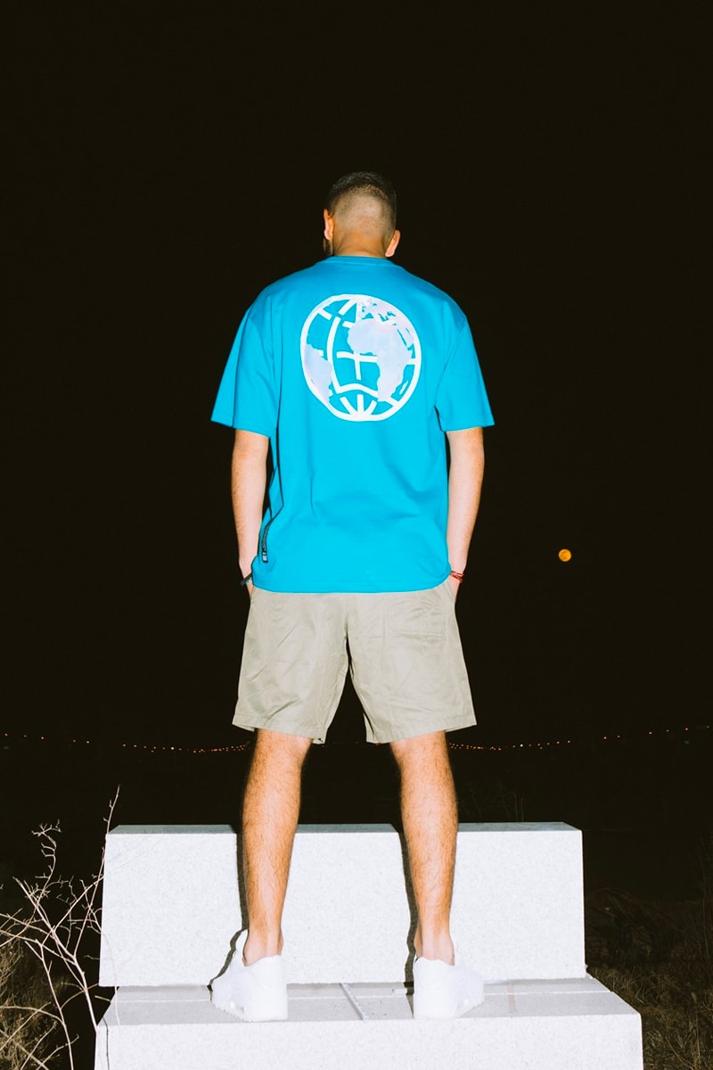LMC 5th Anniversary Red Label Lookbook five graphics menswear streetwear spring summer 2020 collection seoul korean brand globe prints