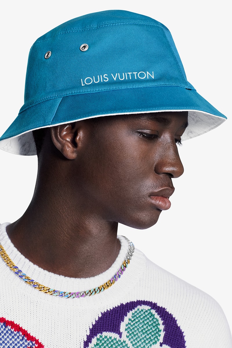louis vuitton virgil abloh menswear mens jewelry chain necklace ring silver monogram multicolor iridescent scarf hat belt bag card holder release information buy cop purchase