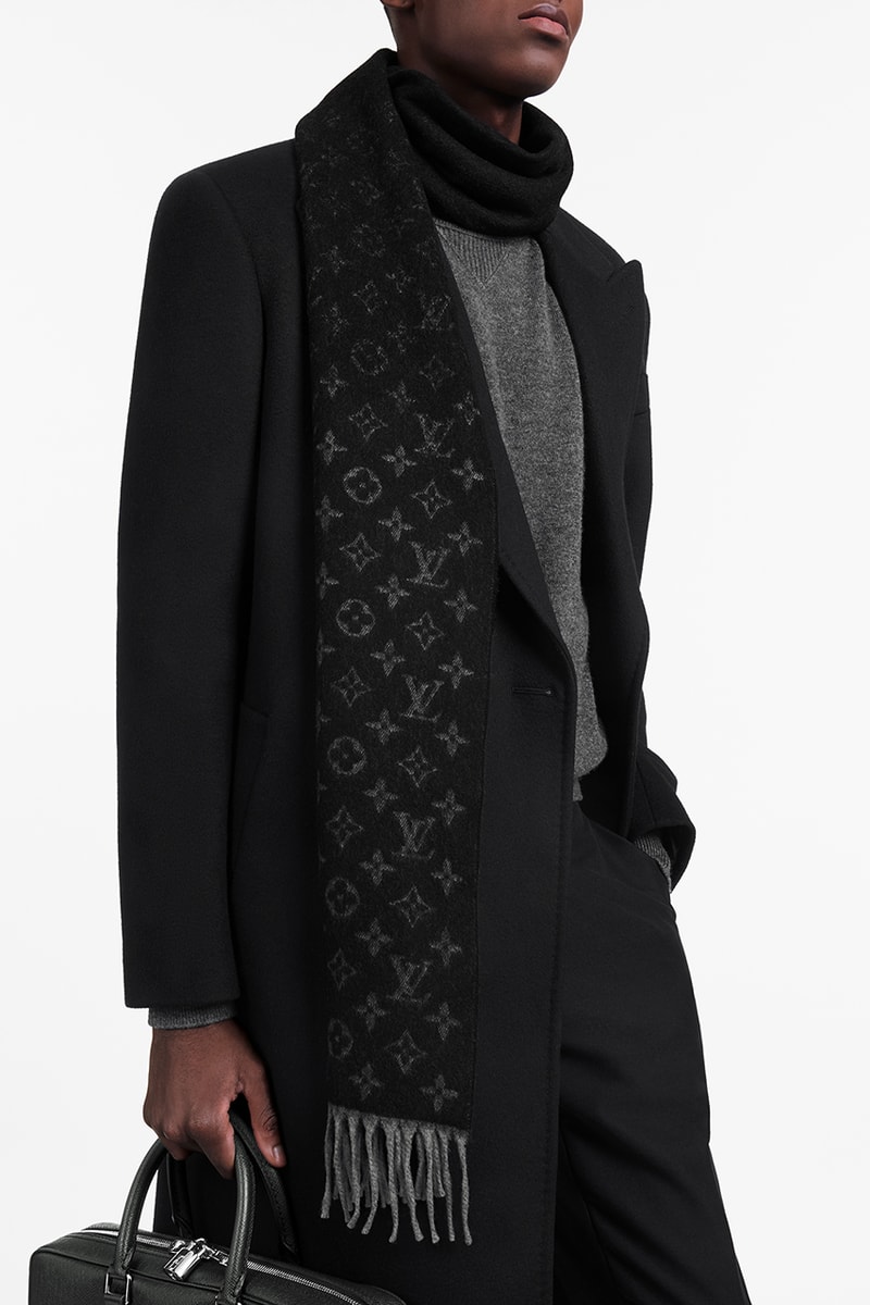 louis vuitton virgil abloh menswear mens jewelry chain necklace ring silver monogram multicolor iridescent scarf hat belt bag card holder release information buy cop purchase