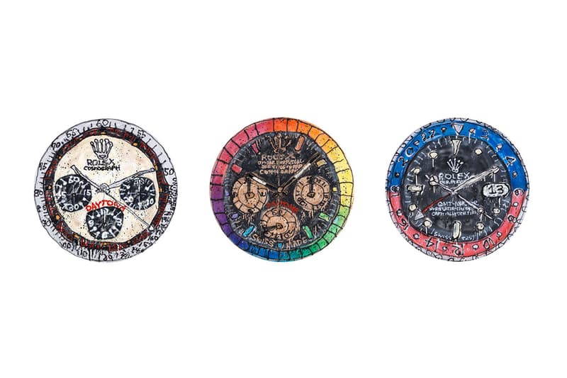 MADSAKI Rolex Prints Tonari no Zingaro Takashi Murakami Edition Release Rolex Daytona GMT Master Rainbow Subdials Crown Silkscreen Archival Pigments