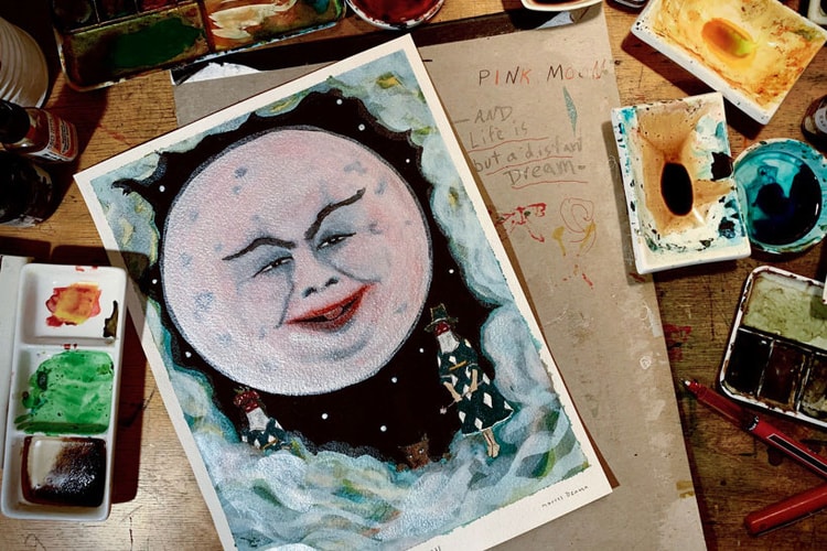 Marcel Dzama Displays Never-Before-Seen Drawings in "Pink Moon" Exhibition