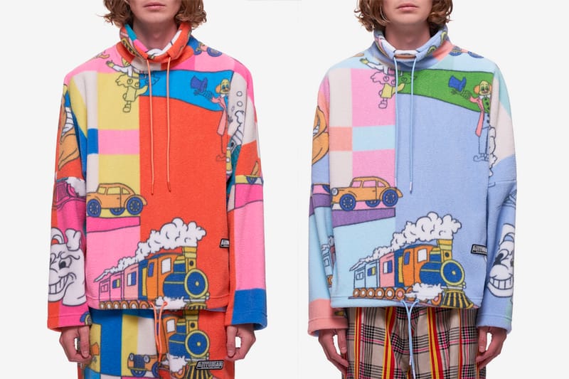 Martine Rose Renders Trippy Cartoons Over Fleece Garments