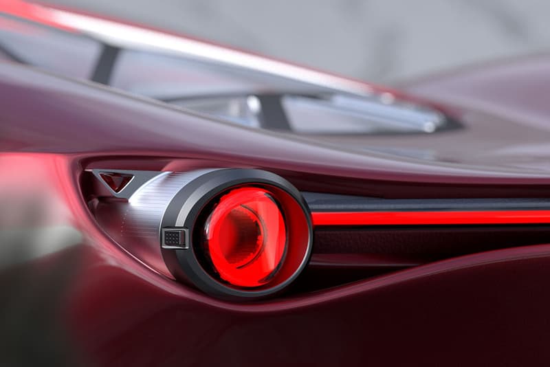 Mazda RX-10 Vision Long Tail Concept Car Imagined by Maximilian Schneider Hydrogen Powered Hypercar 1030 HP Low Slung Design Render First Look Automotive Design Futuristic Japanese Motors Rotary Engines 