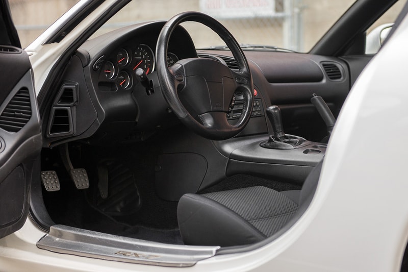 White Mazda RX-7 FD Bring a Trailer Auction Info Rare JDM Sports Car Wankel Engine Keisuke Takahashi Initial D