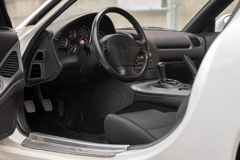 White Mazda RX-7 FD Bring a Trailer Auction Info Rare JDM Sports Car Wankel Engine Keisuke Takahashi Initial D