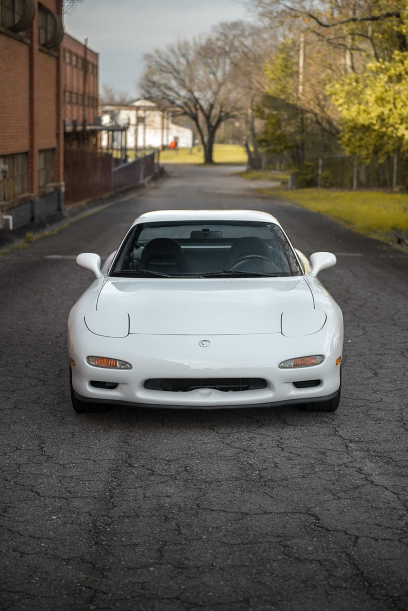 White Mazda RX-7 FD Bring a Trailer Auction Info Rare JDM Sports Car Wankel Engine Keisuke Takahashi Initial D