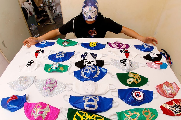 Mexican Wrestlers Sew Luche Libre Face Masks to Help Fight Against Coronavirus