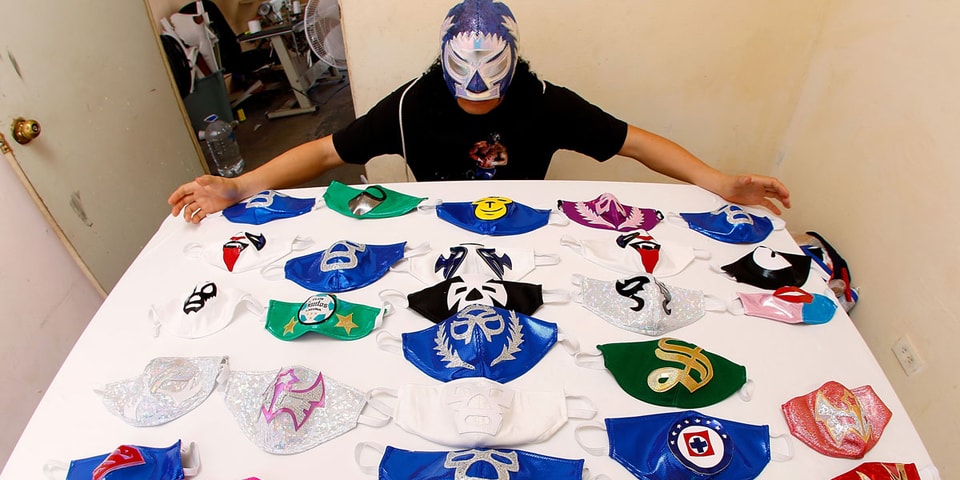 Mexican Wrestlers Sew Luche Libre Face Masks to Help Fight Against Coronavirus