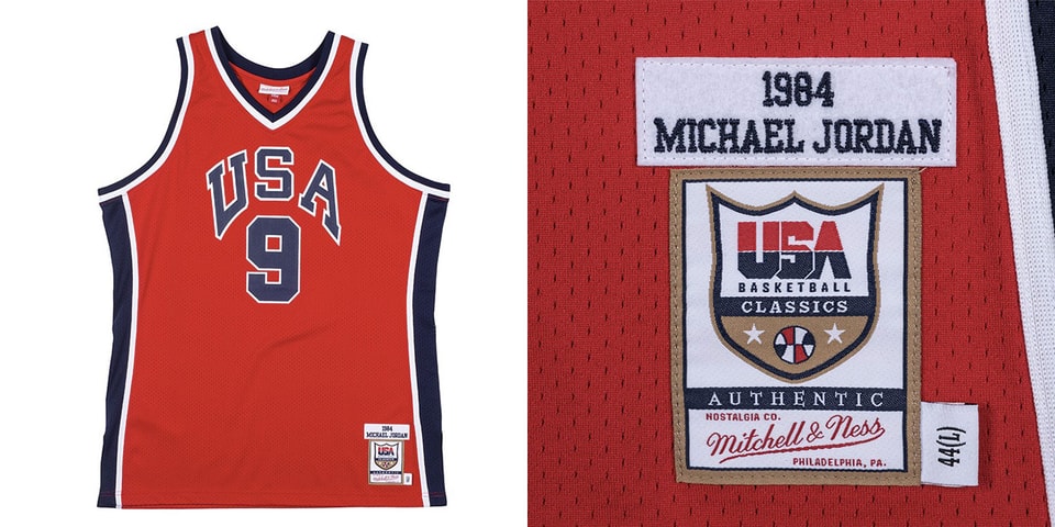 Mitchell And Ness Michael Jordan 1984 Usa Olympic Jersey Hypebeast