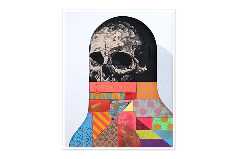 Michael Reeder 'Beef Teef' Print Release Pigment Print Edition Haruki Murakami Flower Skull Polka Dots Stripes Hashimoto Contemporary