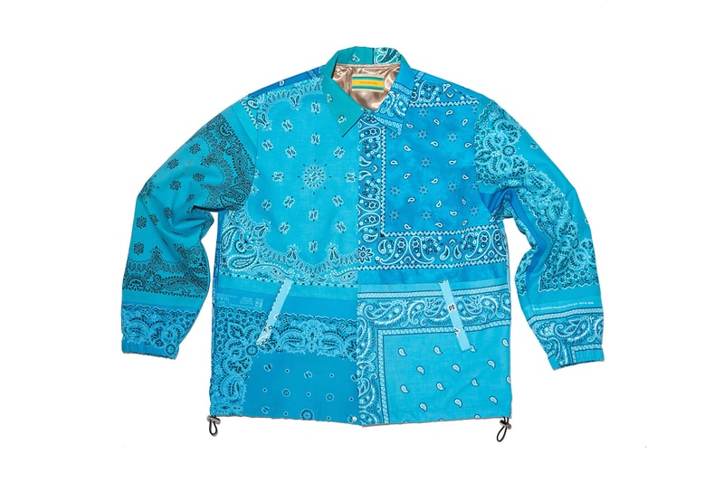 mindseeker Vintage Bandana Overfit Coach Jacket Release Info Buy Price Blue Green Yellow Orange Pink Red Purple