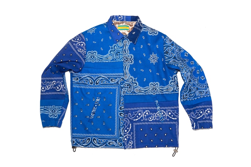 mindseeker Vintage Bandana Overfit Coach Jacket Release Info Buy Price Blue Green Yellow Orange Pink Red Purple