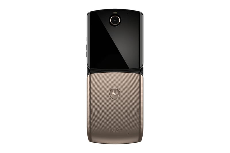 An Official Look at the Motorola Foldable Razr in Blush Gold