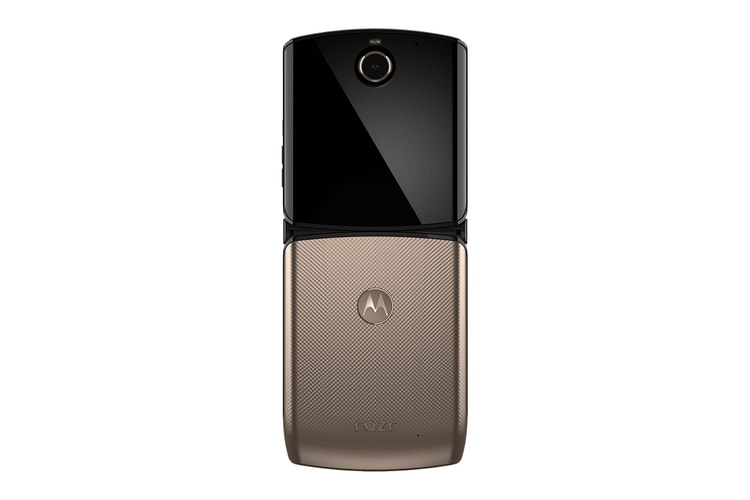 An Official Look at the Motorola Foldable Razr in Blush Gold