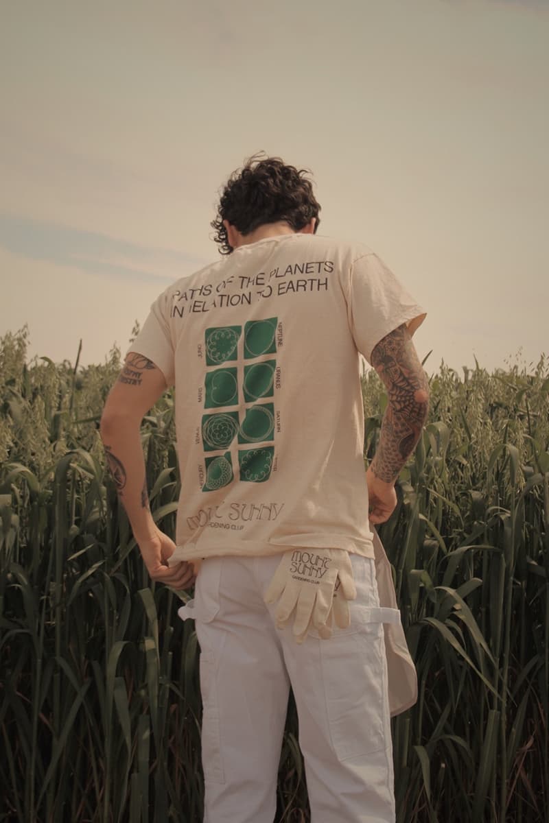 Mount Sunny Gardening Club Earth Day Collection Release Info Buy Price T shirt short long sleeve bucket gloves seeds