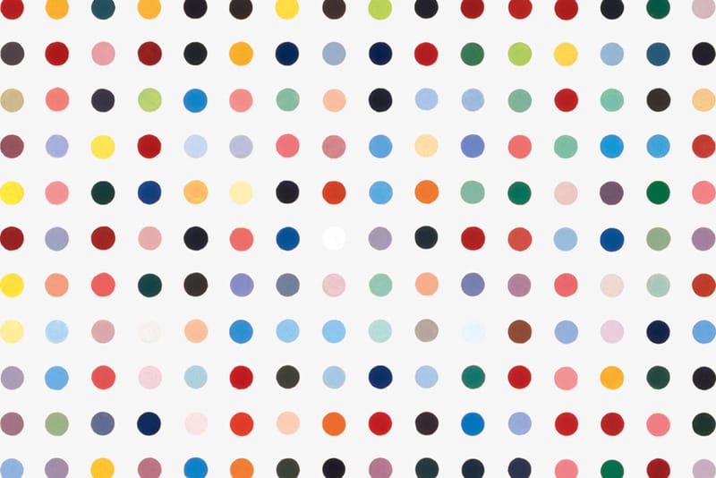 MSCHF Cuts Up $30,000 USD Damien Hirst Spot Print Into 88 Dots