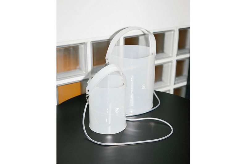 nana nana PVC A5 Bag Bucket rectangle square bags accessories spring summer 2020 collection menswear womenswear unisex streetwear pouch shoulder transparent 