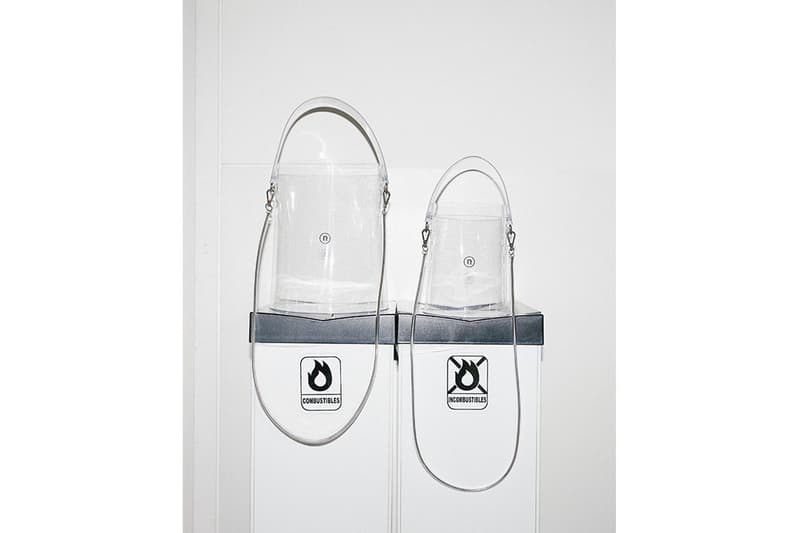 nana nana PVC A5 Bag Bucket rectangle square bags accessories spring summer 2020 collection menswear womenswear unisex streetwear pouch shoulder transparent