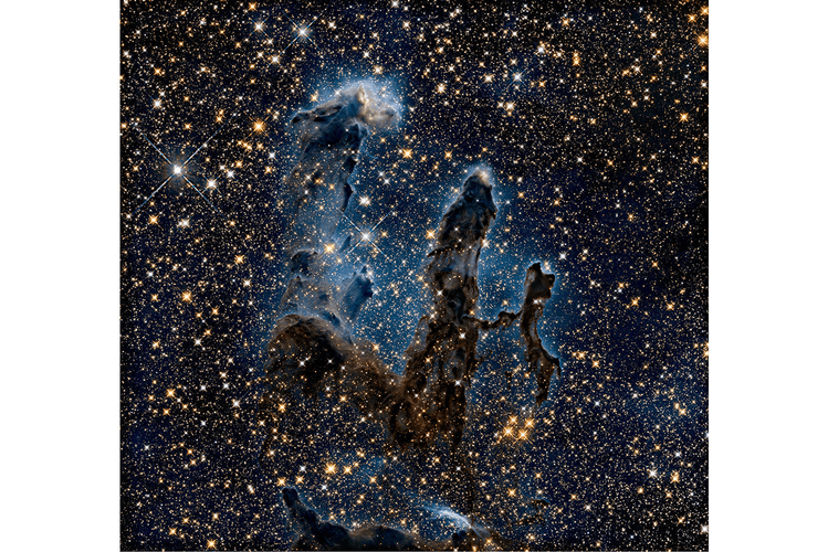 NASA Unveils Stunning Infrared Image of the 'Pillars of Creation'
