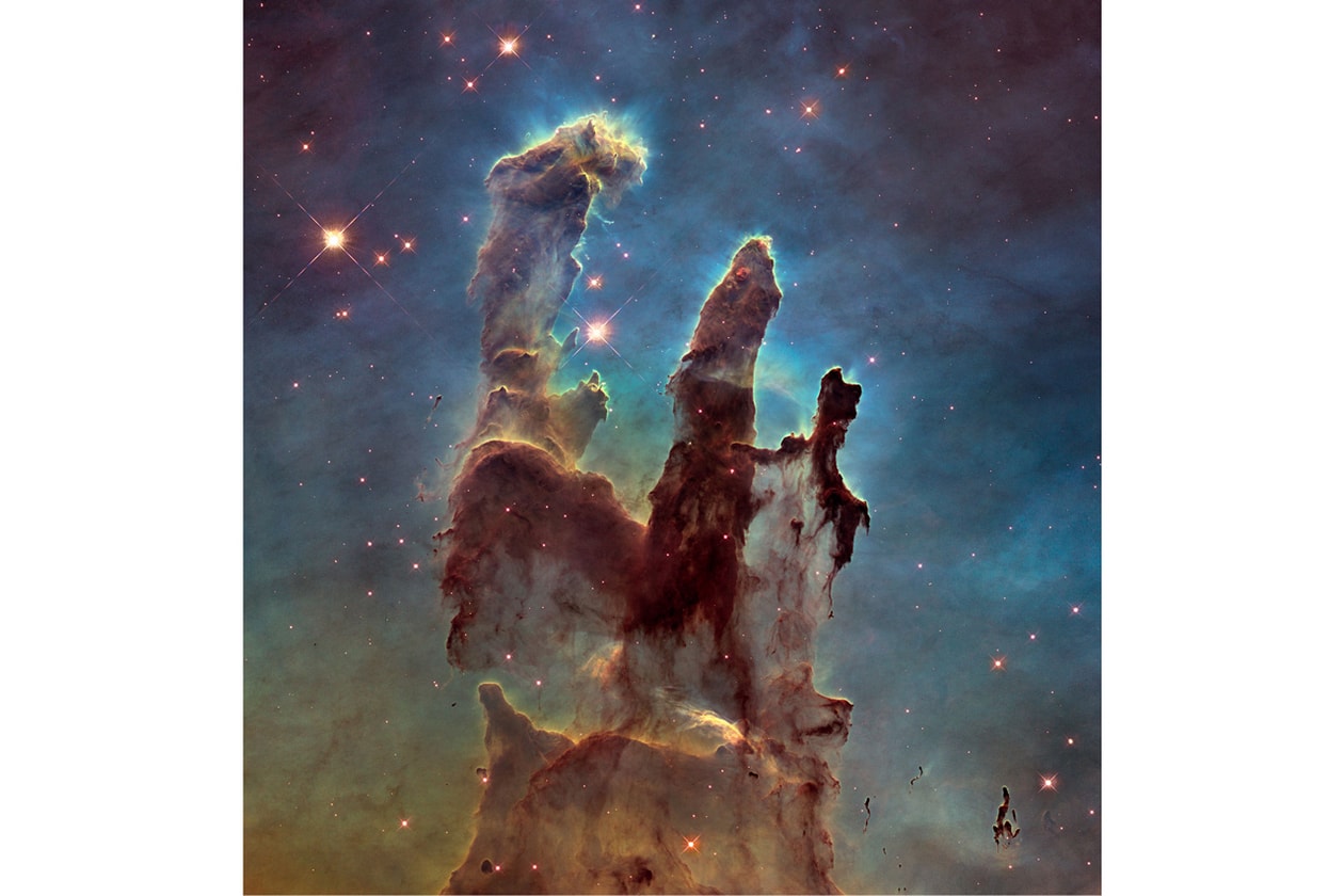 nasa pillars of creation new infrared image photography space hubble telescope