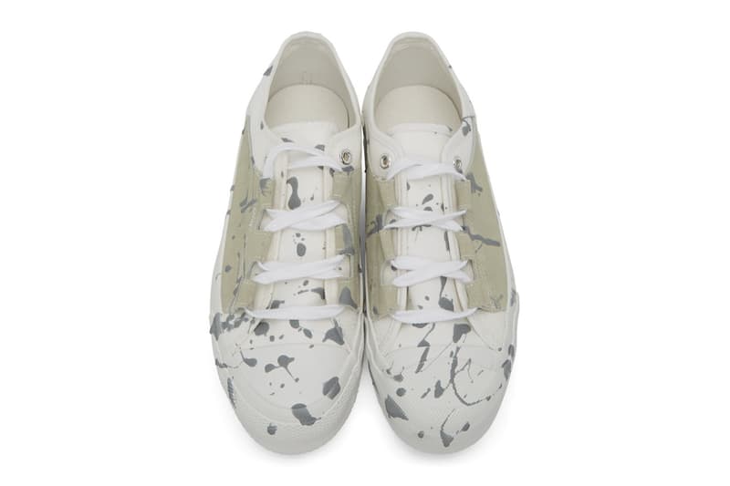 Needles Paint Ghillie Sneakers Nepenthes Sneakers paint-splatter canvas trainers shoes footwear Japan Tokyo streetwear 