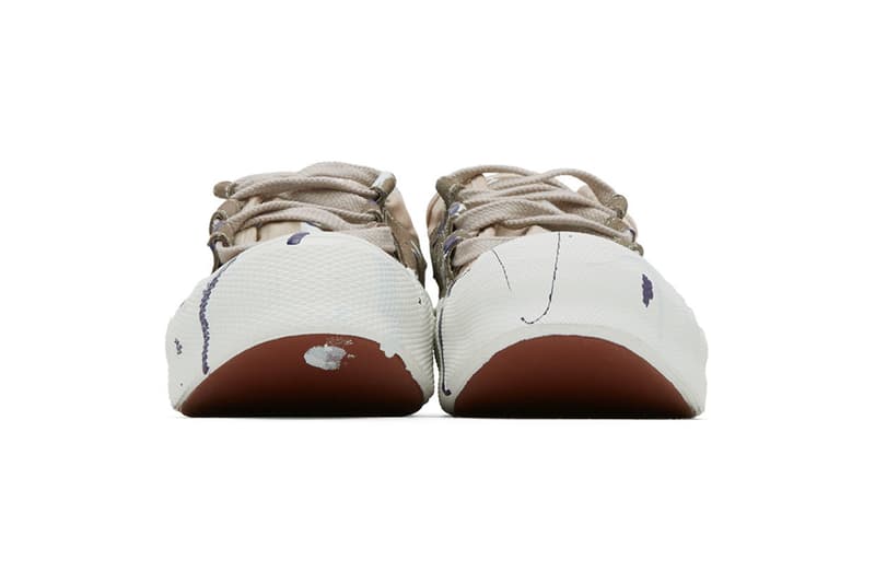 Needles Paint Ghillie Sneakers Nepenthes Sneakers paint-splatter canvas trainers shoes footwear Japan Tokyo streetwear