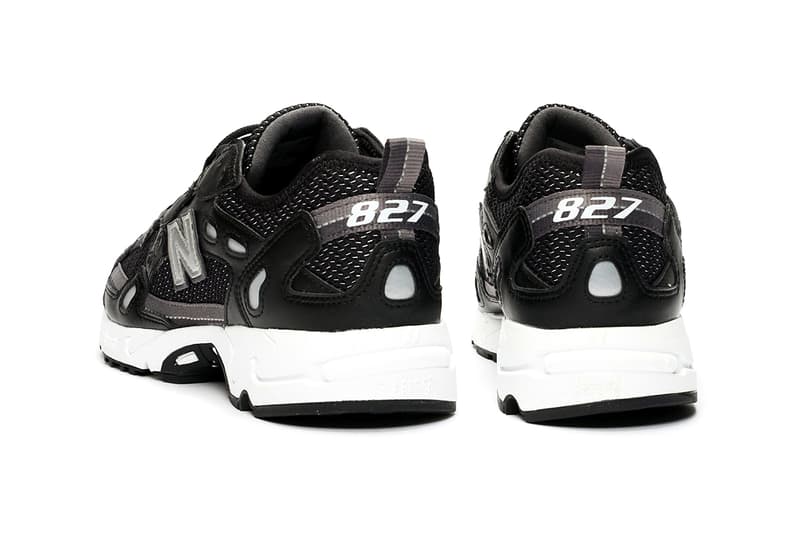 new balance 827 sneakersnstuff black white silver release information buy cop purchase ML827 Ml827aad Ml827aag