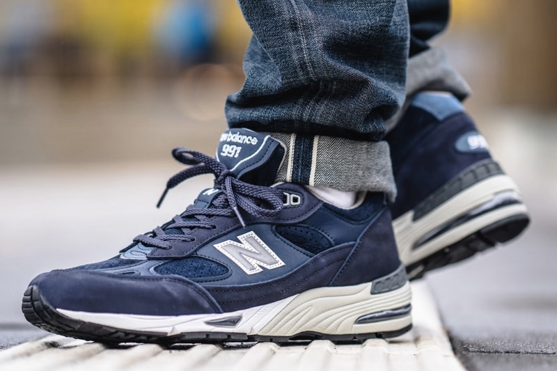 New Balance 991 Made in England "Bluesman" Release Information Drop Date Sneaker Footwear Luxury Materials Pigskin Suede Blue 3M ABZORB