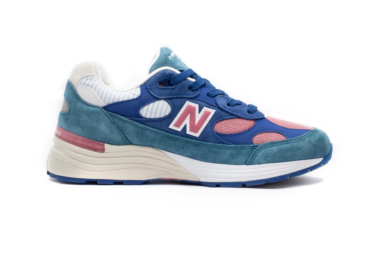 new balance 992 pink navy blue cyan release date info photos price