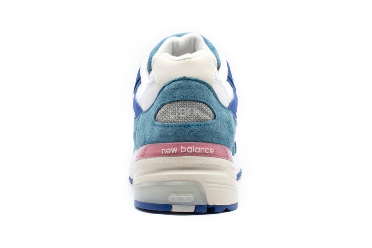 new balance 992 pink navy blue cyan release date info photos price