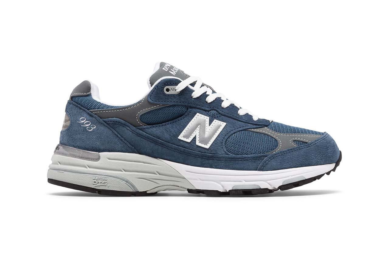 new balance made in us 993 vintage indigo with grey colorway navy release ss20 spring summer 2020 